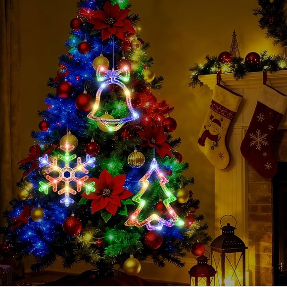 BNIB Timer 3Pcs Christmas Window Lights - Picture 2 of 9